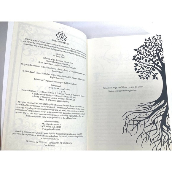 GAIA Codex By Sarah Drew 2014 Trade Paperback First Edition‎ Book - Picture 3 of 6